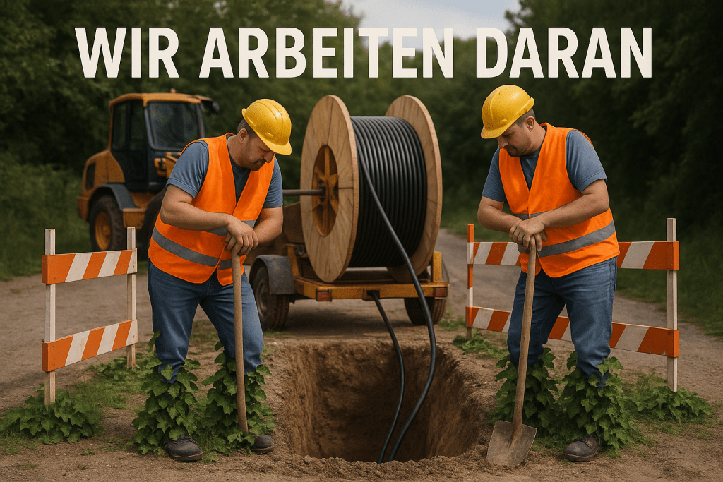 Wir arbeiten daran
