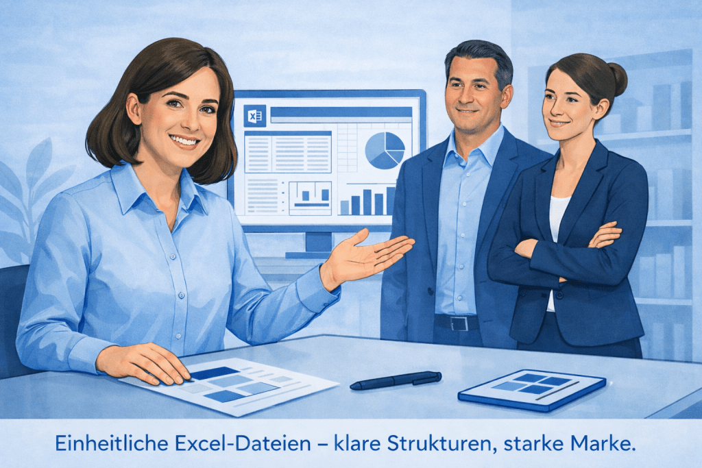 Präsentation von Excel-Daten im Büro