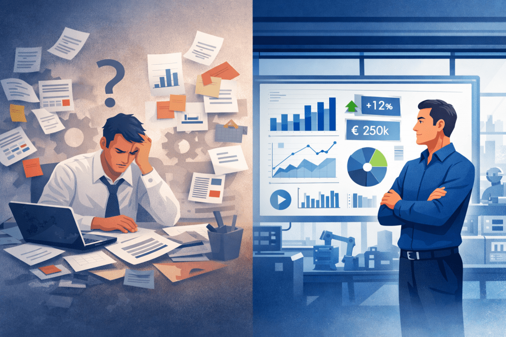 Chaotische versus organisierte Arbeitswelten