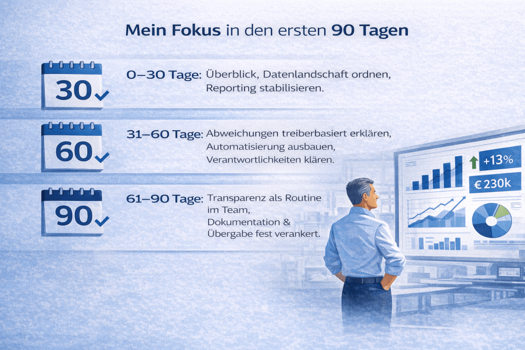 Mein Fokus in den ersten 90 Tagen