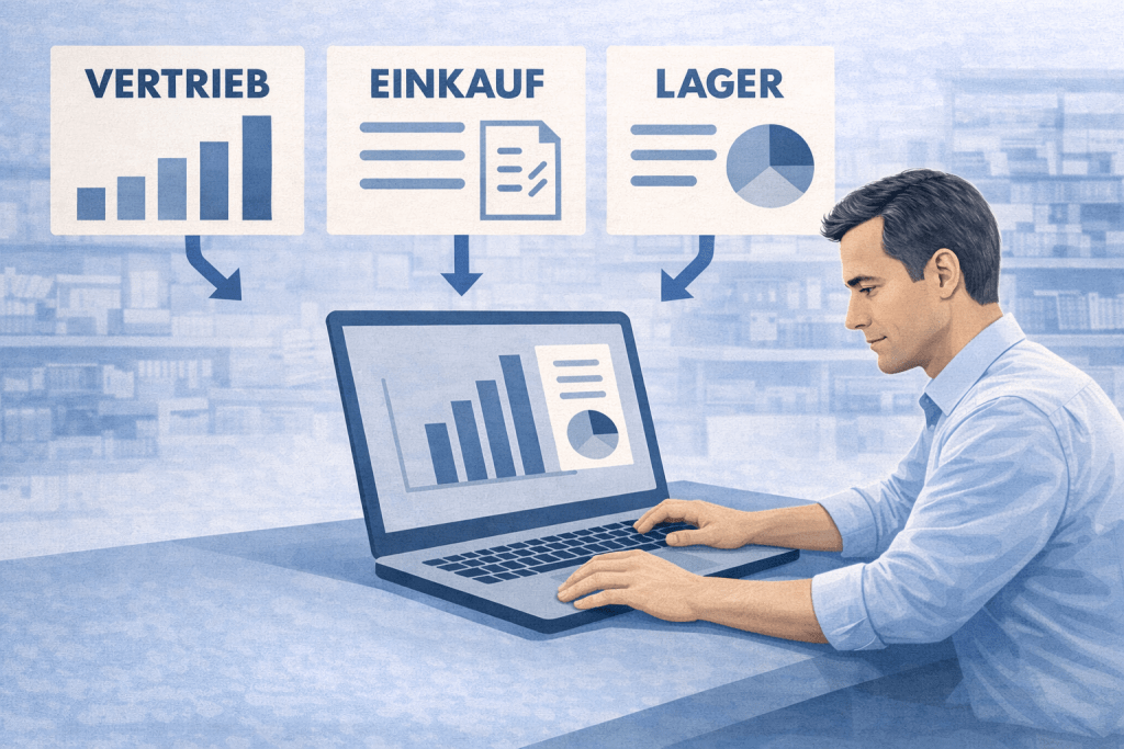 Beruflicher Fokus am Schreibtisch