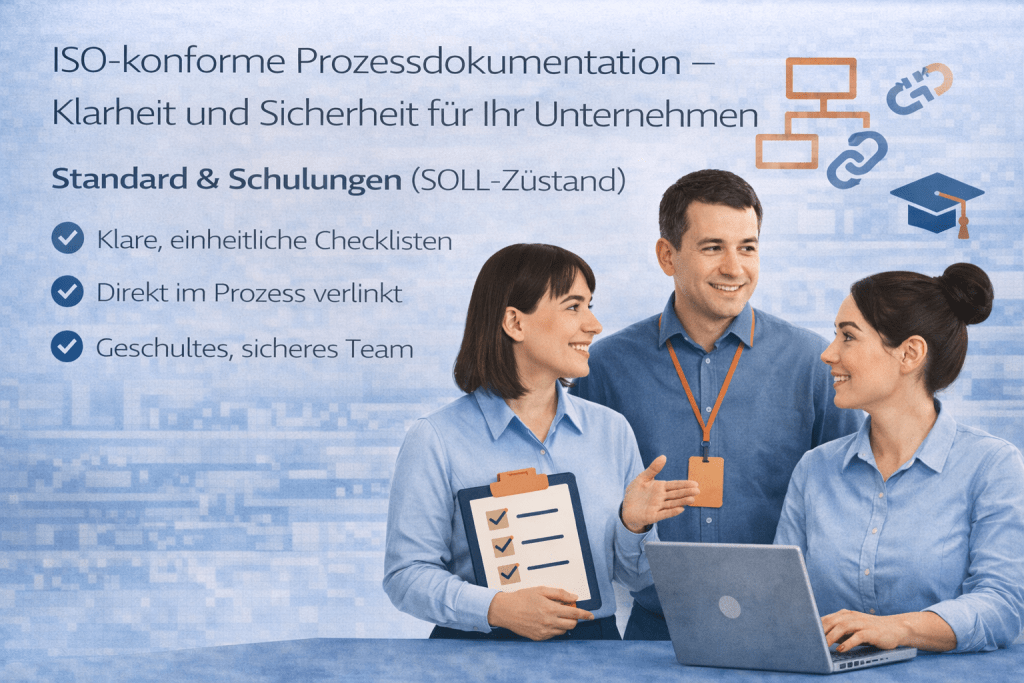 ISO-konforme Prozessdokumentation im Büro