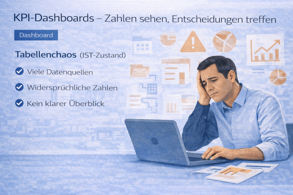 KPI-Dashboards im Tabellenchaos